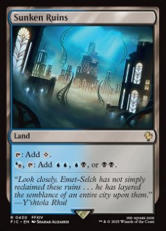 Sunken Ruins Final Fantasy Commander decks